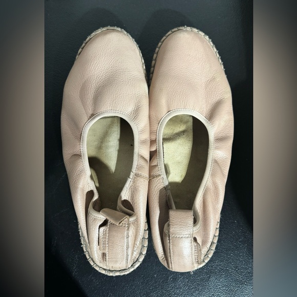 Cole Haan Shoes - Cole Haan Women's  Pink Espadrille Leather Slip-On Shoes